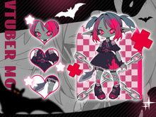Load image into Gallery viewer, Premade Chibi VTuber Model-2