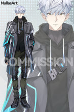 Load image into Gallery viewer, Custom anime live2d Vtuber model commission(Male version)