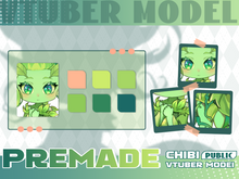 Load image into Gallery viewer, Premade Chibi VTuber Model-1