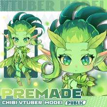 Load image into Gallery viewer, Premade Chibi VTuber Model-1