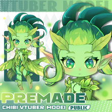 Load image into Gallery viewer, Premade Chibi VTuber Model-1
