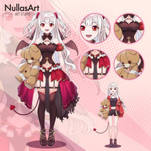 Load image into Gallery viewer, Custom kawaii Vtuber model Commission, Character Design, Cutting, Rigging package(OC/DND/Genshin/Furry/FFxiv/Fanart)
