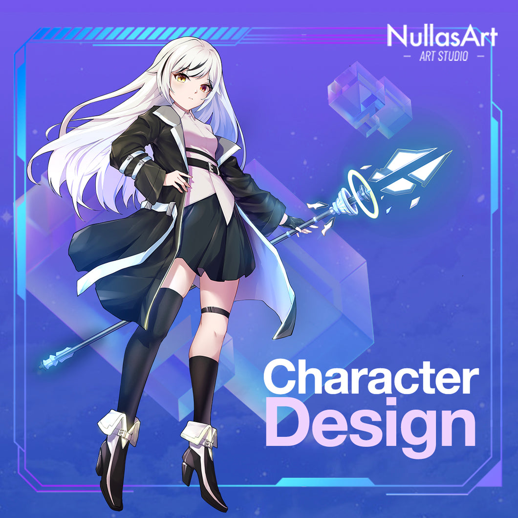 Personalized Anime Art Character Design Commission